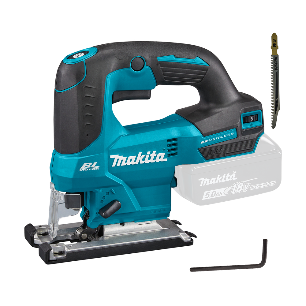 MAKITA DJV184Z Ferastrau pentru decupat brushless, Li-Ion, 18V fara acumulator in set (SOLO)