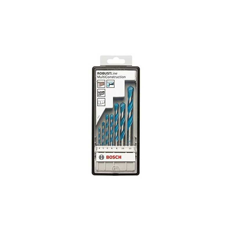Bosch Set 7 burghie multifunctionale Robust Line CYL-9 MultiConstruction, D4-12mm
