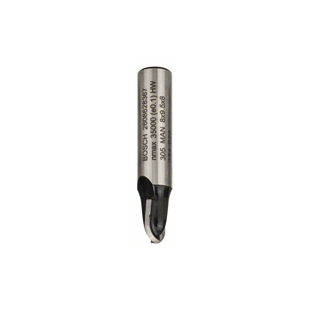 Bosch Freza de raionat, 8mm, R1 4mm, D 8mm, L 9,2mm, G 40mm 8mm, R1 4mm, D 8mm
