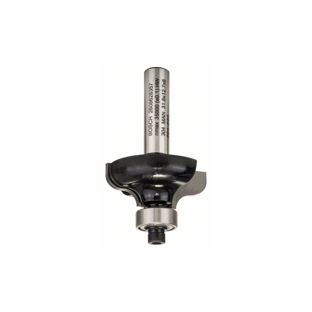 Bosch Freza pentru realizarea muchiilor G, 8mm, R1 4.8mm, D 31.8mm, L 12.4mm, G 54
