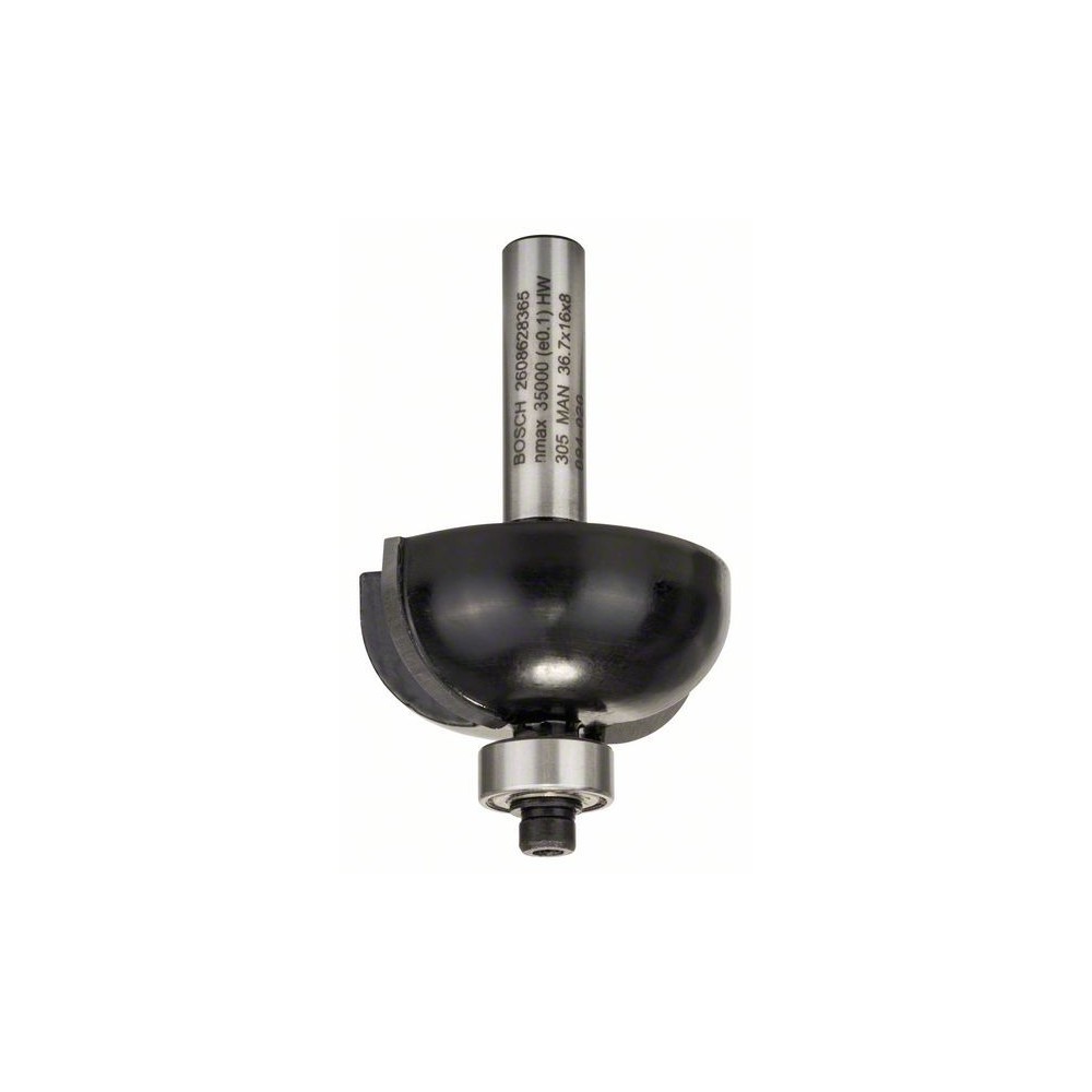Bosch Freza profilata, 8mm, R1 12mm, D 36.7mm, L 16mm, G 58mm 8mm, R1 12mm, D 3