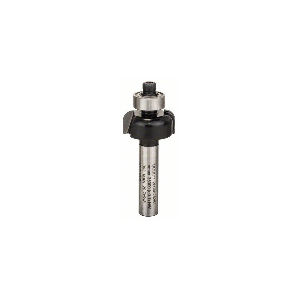 Bosch Freza profilata, 8mm, R1 4mm, D 20,7mm, L 9mm, G 53mm 8mm, R1 4mm, D 20.7