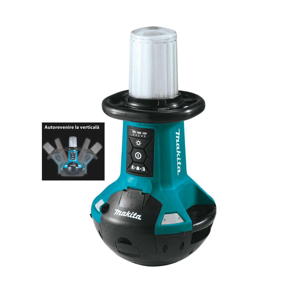 MAKITA DML810 Lampa de lucru cu autorevenire la verticala 202 leduri x 0.5W, Li-Ion, 18V fara acumulator in set (SOLO)