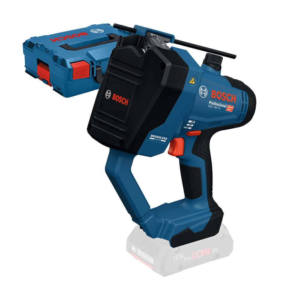 BOSCH GGC 18V-12 (SOLO) Masina de debitat tije filetate Li-Ion, 18V, fara acumulator in set + Valiza L-BOXX