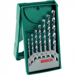Bosch Set 7 burghie X-Line pentru zidarie, D3-8mm