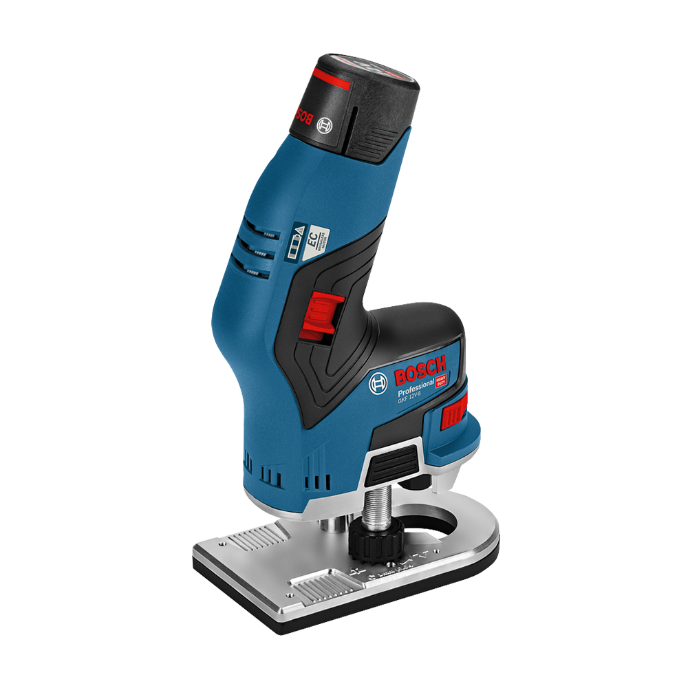 BOSCH GKF 12V-8 Masina de frezat muchii cu 1 acumulator Li-Ion, 3Ah (Fara incarcator!)