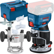 Bosch  GKF 18V-8 (solo) Masina de frezat muchii 18V fara acumulator in set + L-Boxx