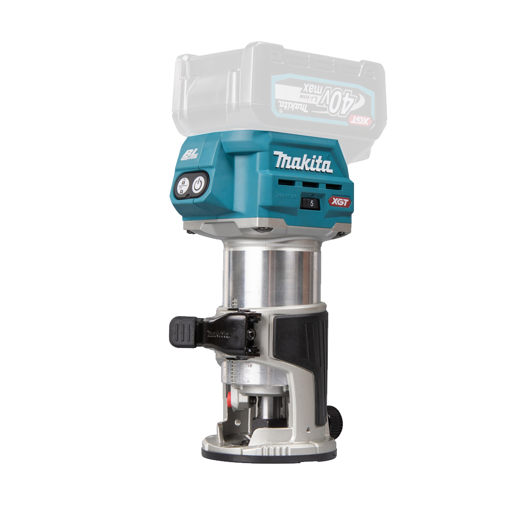 MAKITA RT001GZ18 Masina de frezat unimanuala brushless Li-Ion, 40V XGT, fara acumulator in set (SOLO)