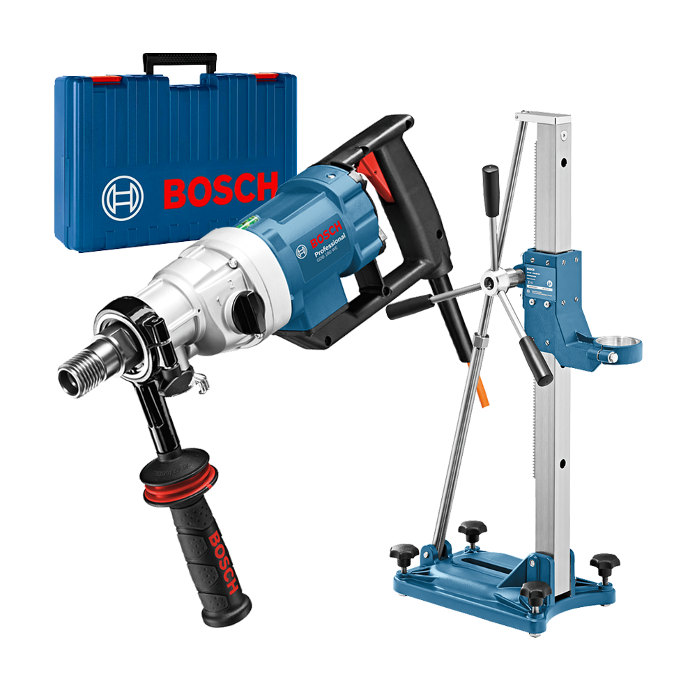 BOSCH GDB 180 WE Masina de gaurit cu diamant 2000 W + GCR 180 Suport de gaurit