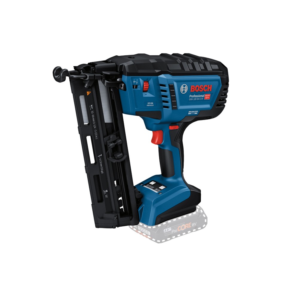 BOSCH GNH 18V-64-2 M (SOLO) Pistol de impuscat cuie brushless Li-Ion, fara acumulator in set