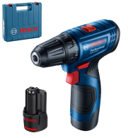 BOSCH GSR 120-LI Masina de gaurit si insurubat cu 2 acumulatori Li-Ion, 2Ah, 30Nm + Valiza
