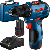 BOSCH GSR 12V-30 Masina de gaurit si insurubat brushless cu 2 acumulatori Li-Ion, 2Ah, 30Nm + Valiza