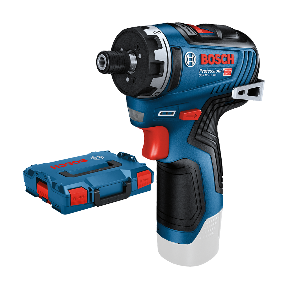 BOSCH GSR 12V-35 HX (SOLO) Masina de gaurit si insurubat brushless, Li-Ion, 35Nm, fara acumulator in set + L-BOXX