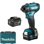 MAKITA DF033DSME Masina de gaurit si insurubat cu 2 acumulatori Li-Ion, 12V, 4Ah, 30Nm