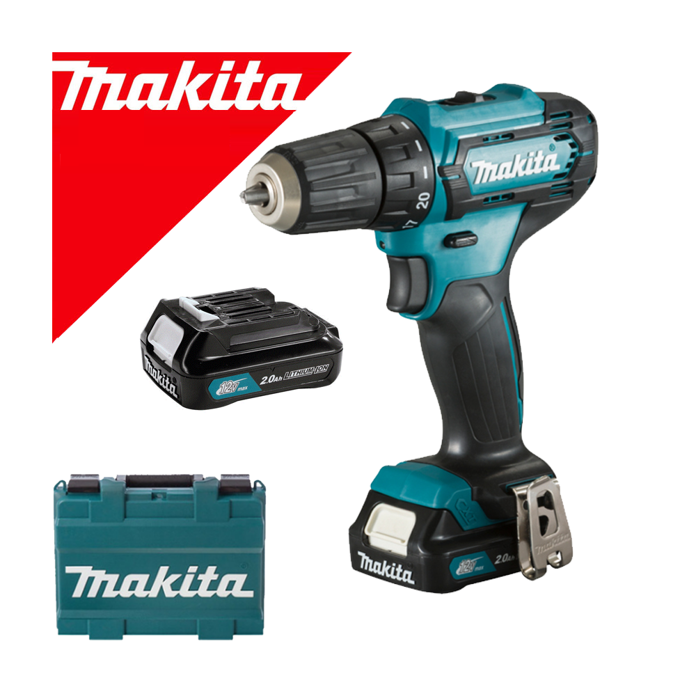 MAKITA DF333DSAE Masina de gaurit cu 2 acumulatori Li-Ion, 12V, 2Ah, 30Nm