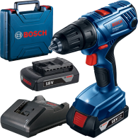 BOSCH GSR 180-LI Masina de gaurit si insurubat 18V, 54Nm cu 2 acumulatori de 2Ah si incarcator de 2Ah in Valiza