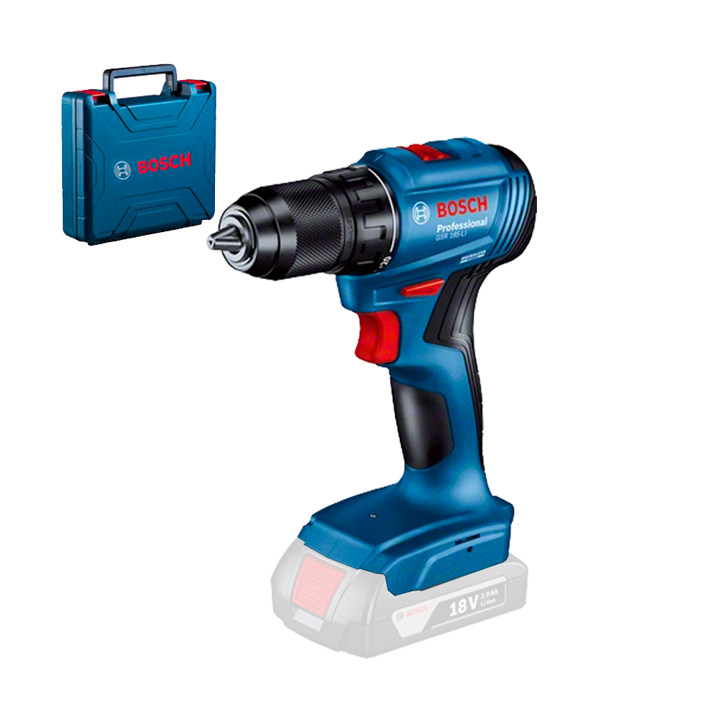 BOSCH GSR 185-LI (SOLO) Masina de gaurit si insurubat brushless Li-Ion, 50Nm + Valiza, fara acumulator in set