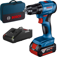 BOSCH GSR 185-LI Masina de gaurit si insurubat brushless cu 1 acumulator Li-Ion, 4Ah, 50Nm + Geanta textil