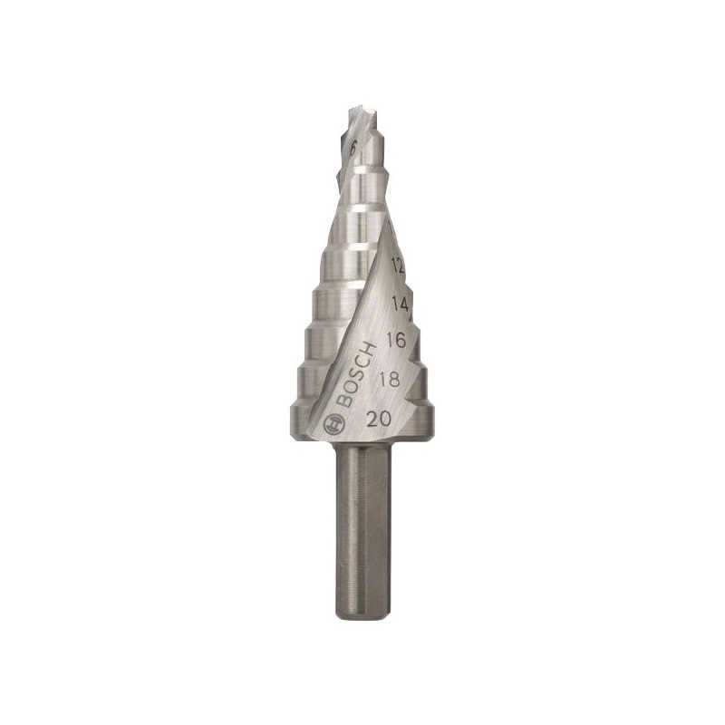 Bosch Burghiu in 9 trepte HSS, 4-20mm