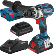 BOSCH GSR 18V-110 C Masina de gaurit si insurubat brushless cu 2 acumulatori Li-Ion, 4Ah, 110Nm + L-BOXX
