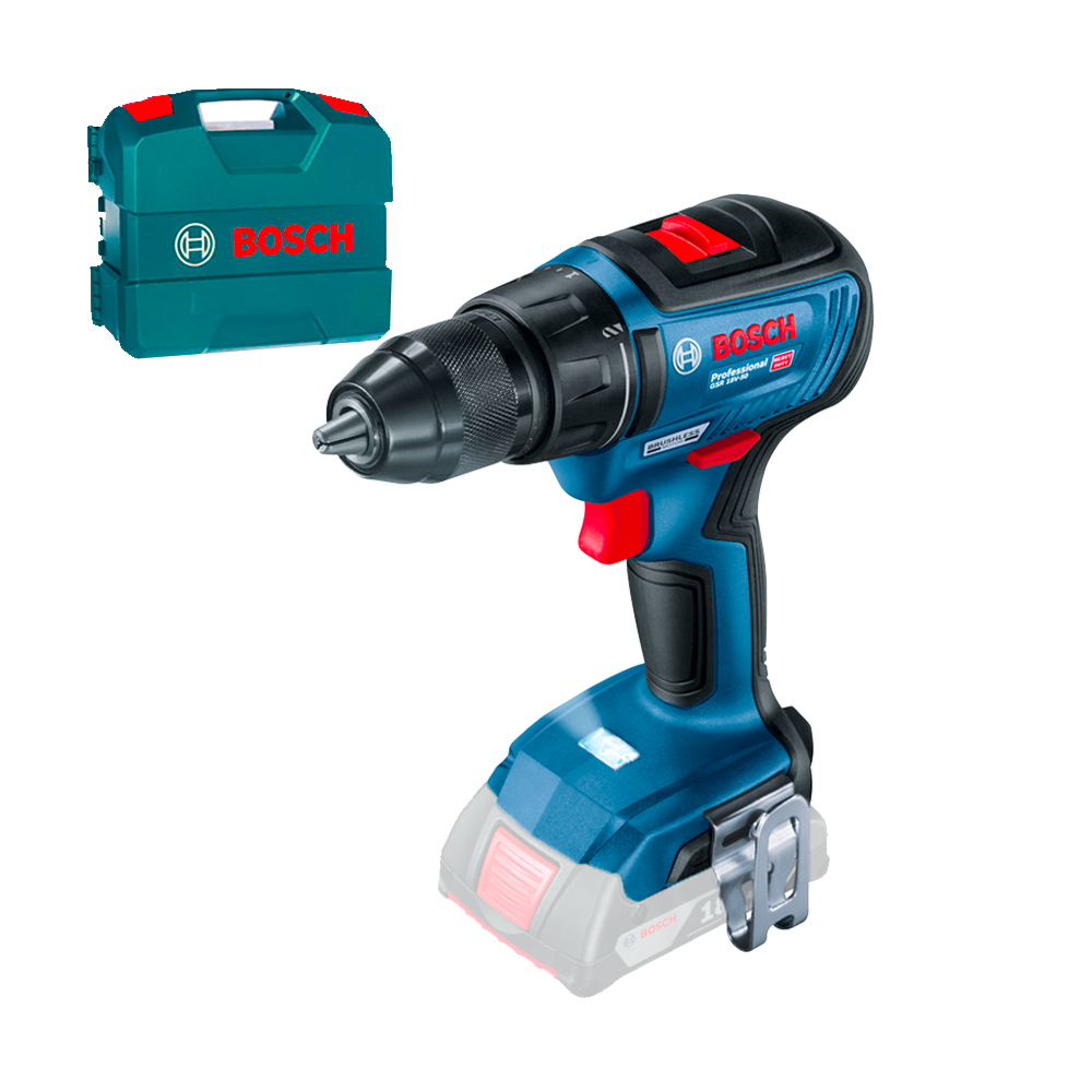 BOSCH GSR 18V-50 (SOLO) Masina de gaurit si insurubat brushless, Li-Ion, 50Nm + Valiza L-CASE, fara acumulator in set