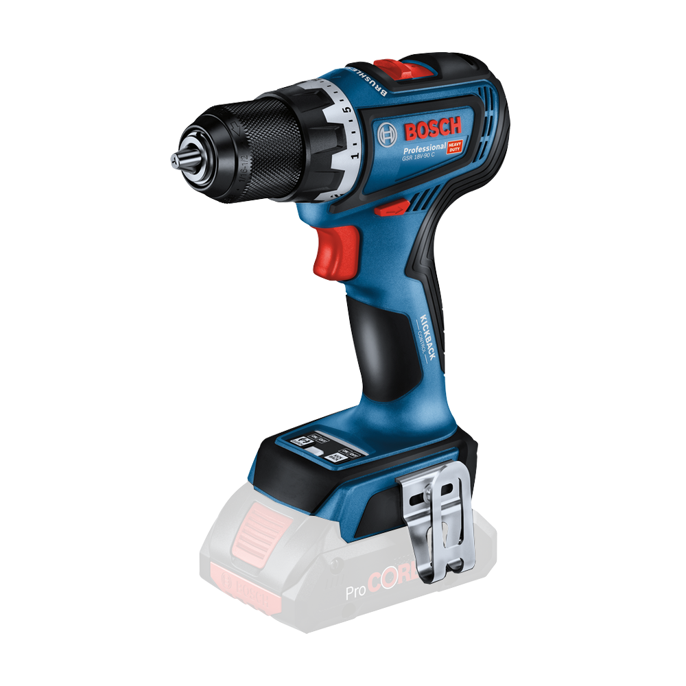 BOSCH GSR 18V-90 C (SOLO) Masina de gaurit si insurubat brushless Li-Ion, 64Nm, fara acumulator in set (Fara ambalajul original!