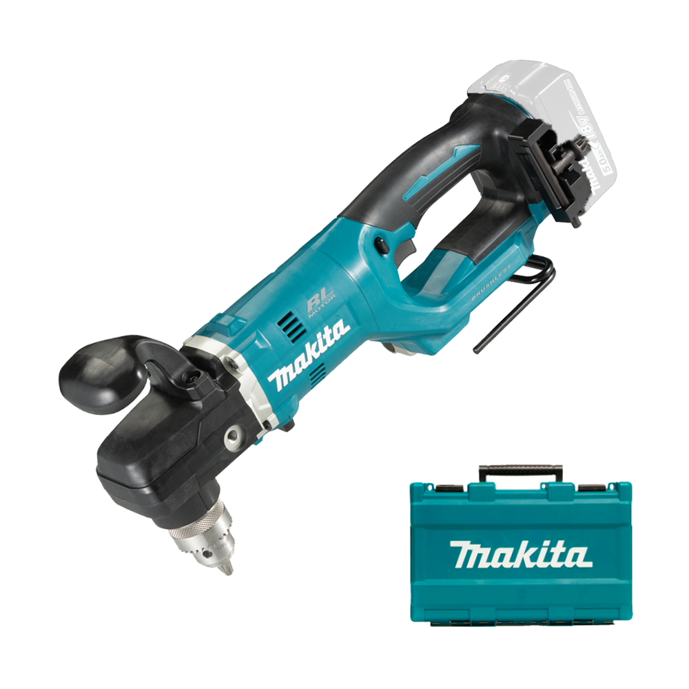MAKITA DDA450ZK Masina de gaurit si insurubat unghiular brushless, Li-Ion, 18V fara acumulator in set (SOLO)