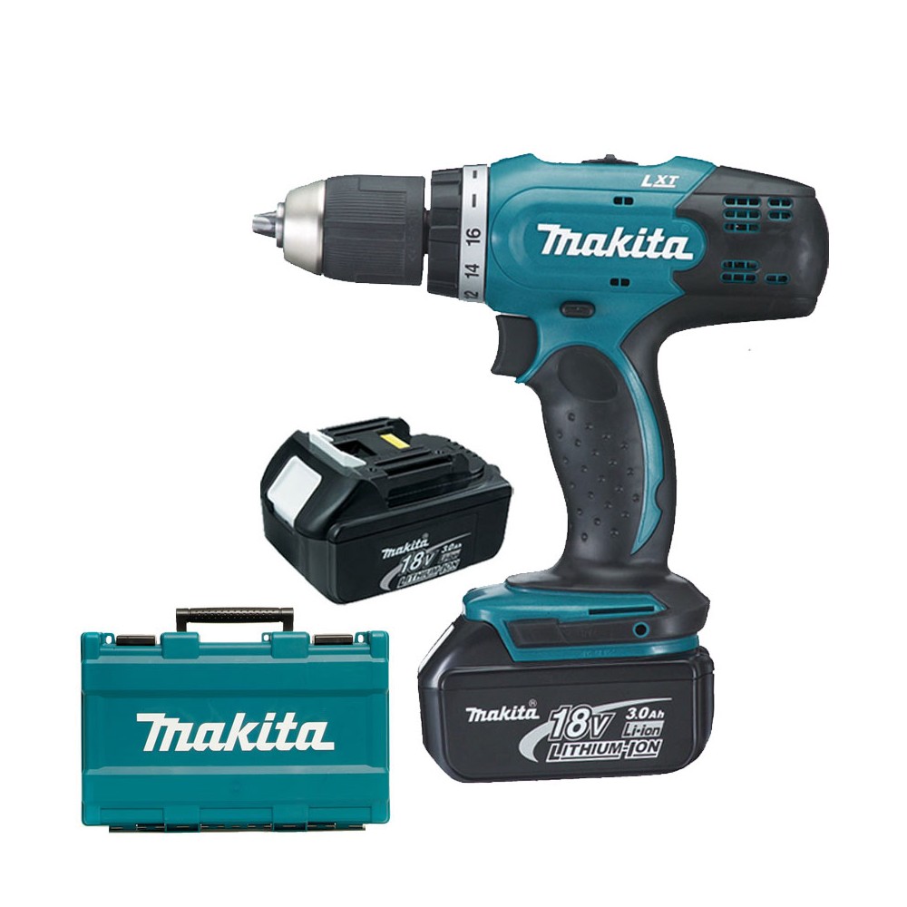 MAKITA DDF453RFE Masina de gaurit si insurubat cu 2 acumulatori Li-Ion, 18V, 3Ah, 42Nm