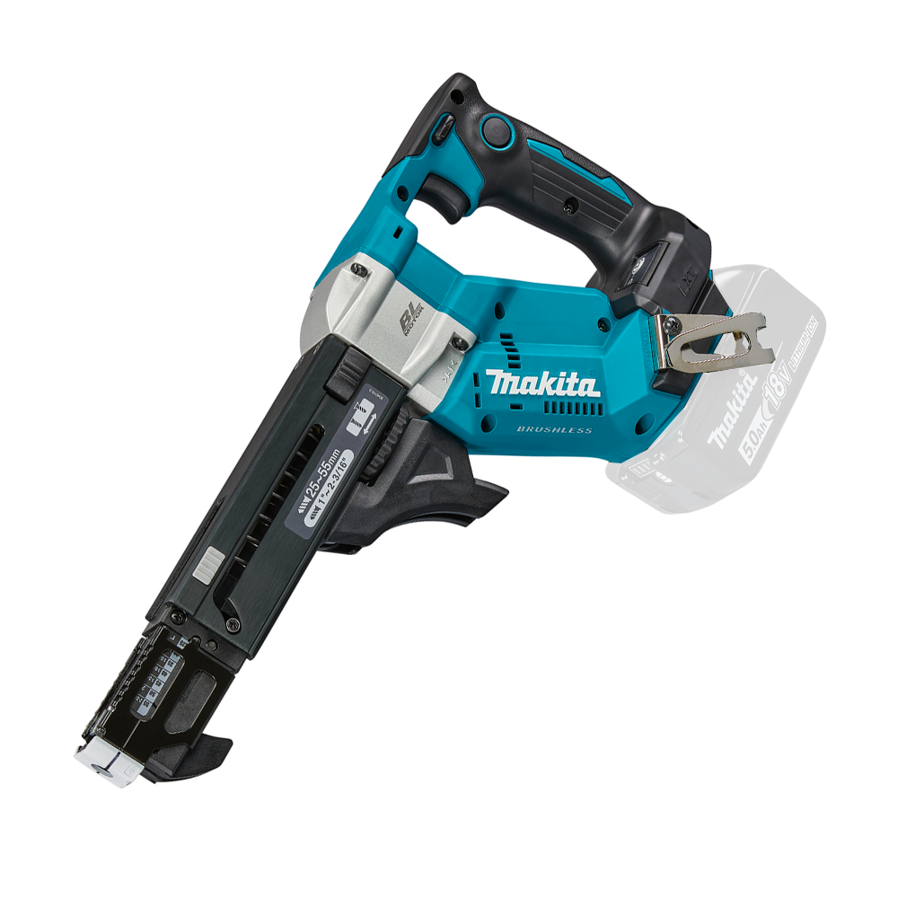 MAKITA DFR551Z Masina insurubat Li-Ion, 18V, cuie in banda 25-55 mm, fara acumulator in set (SOLO)