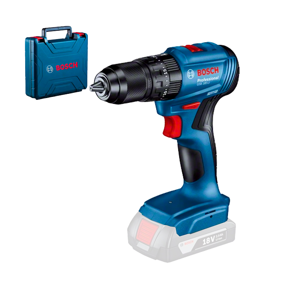 BOSCH GSB 185-LI (SOLO) Masina de gaurit cu percutie brushless Li-Ion, 50Nm + Valiza, fara acumulator in set