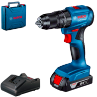 Bosch GSB 185-LI Masina de gaurit cu percutie 50Nm, + 1 acumulator Li-Ion 18V, 2Ah + incarcator + valiza profesionala