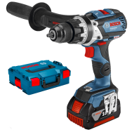 BOSCH GSB 18V-110 C (SOLO) Masina de gaurit cu percutie brushless Li-Ion, 110Nm + L-BOXX, fara acumulator in set