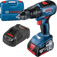 BOSCH GSB 18V-50 Masina de gaurit cu percutie brushless cu 1 acumulator Li-Ion 5Ah, 50Nm, cu incarcator rapid de 8Ah GAL1880CV +