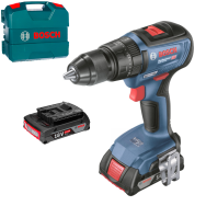 BOSCH GSB 18V-50 Masina de gaurit cu percutie brushless cu 2 acumulatori Li-Ion, 2Ah, 50Nm, cu incarcator de 2Ah GAL18V-20 in Va