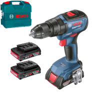 BOSCH GSB 18V-50 Masina de gaurit cu percutie brushless cu 3 acumulatori Li-Ion, 2Ah, 50Nm, cu incarcator de 2Ah GAL18V-20 in Va