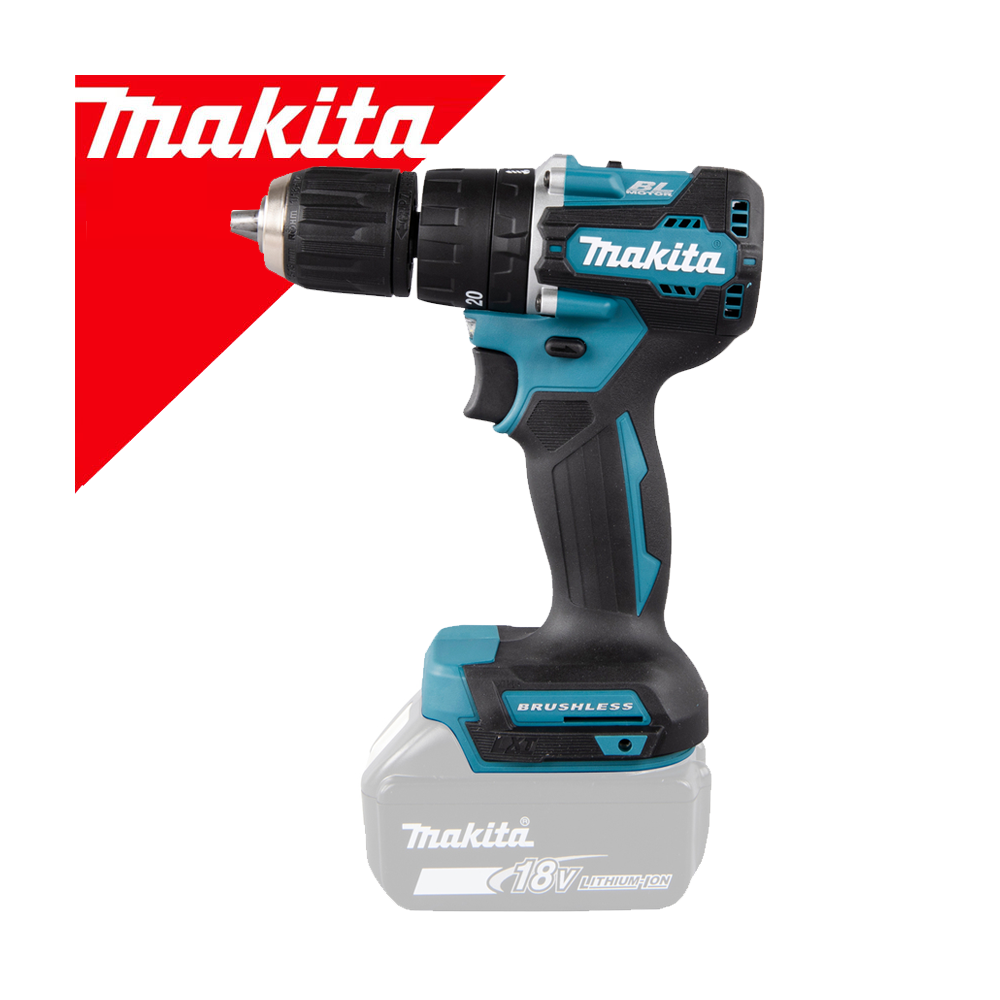 MAKITA DHP487Z Masina de gaurit cu percutie brushless, Li-Ion, 18V, 40Nm, fara acumulator in set (SOLO)