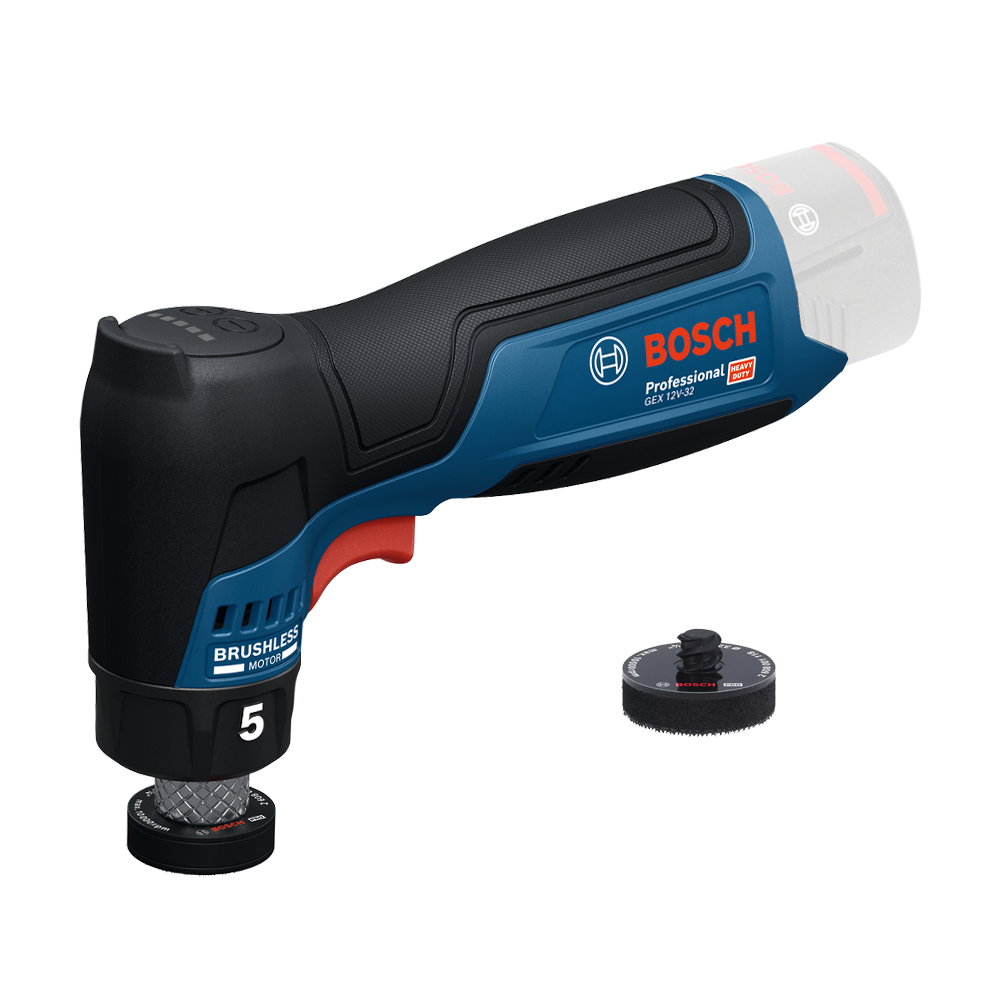 BOSCH GEX 12V-32 (SOLO) Slefuitor cu excentric Li-Ion, 12V, fara acumulator in set