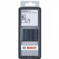 Bosch Set 4 burghie diamantate Robust Line pentru gaurire umeda, ceramica, D6-14mm
