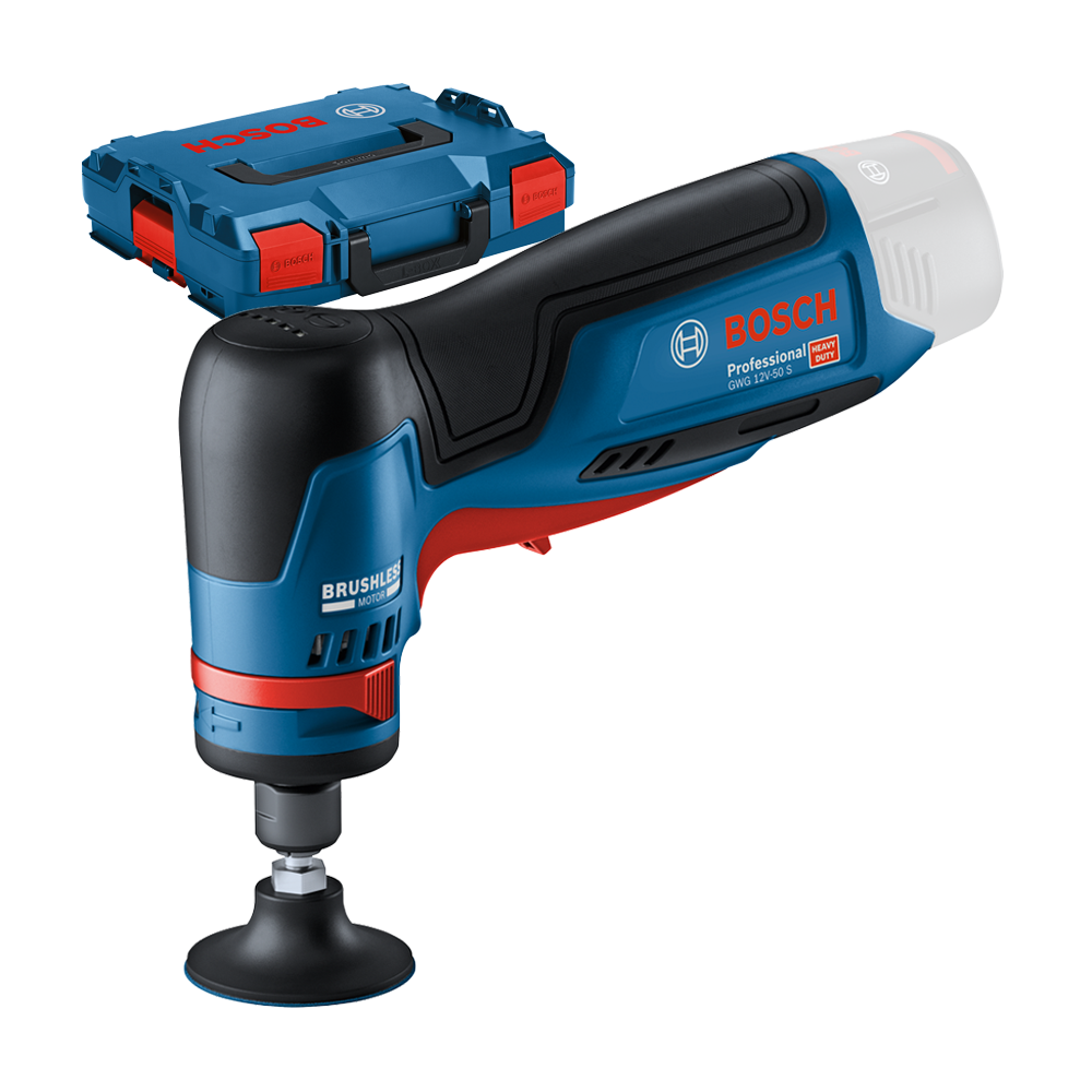 BOSCH GWG 12V-50 S (SOLO) Slefuitor Li-Ion, 12V + L-BOXX, fara acumulator in set