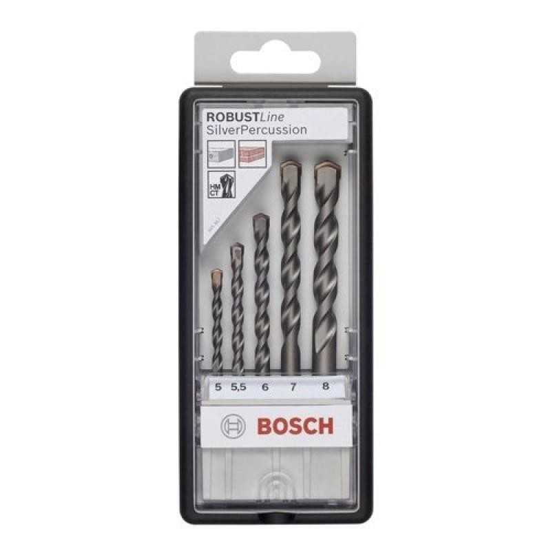 Bosch Set 5 burghie pentru beton Robust Line CYL-3, D5-8mm