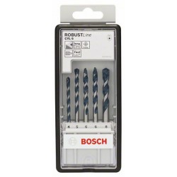 Bosch Set 5 burghie Robust Line pentru beton CYL-5, D4-8mm
