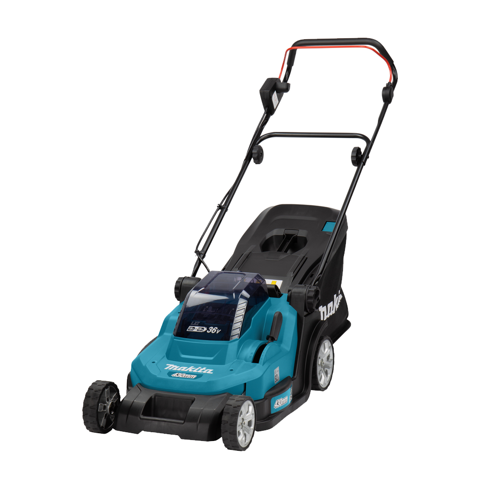 MAKITA DLM432Z Masina de tuns iarba Li-Ion, 2X18V, latime 43 cm, fara acumulator in set (SOLO)
