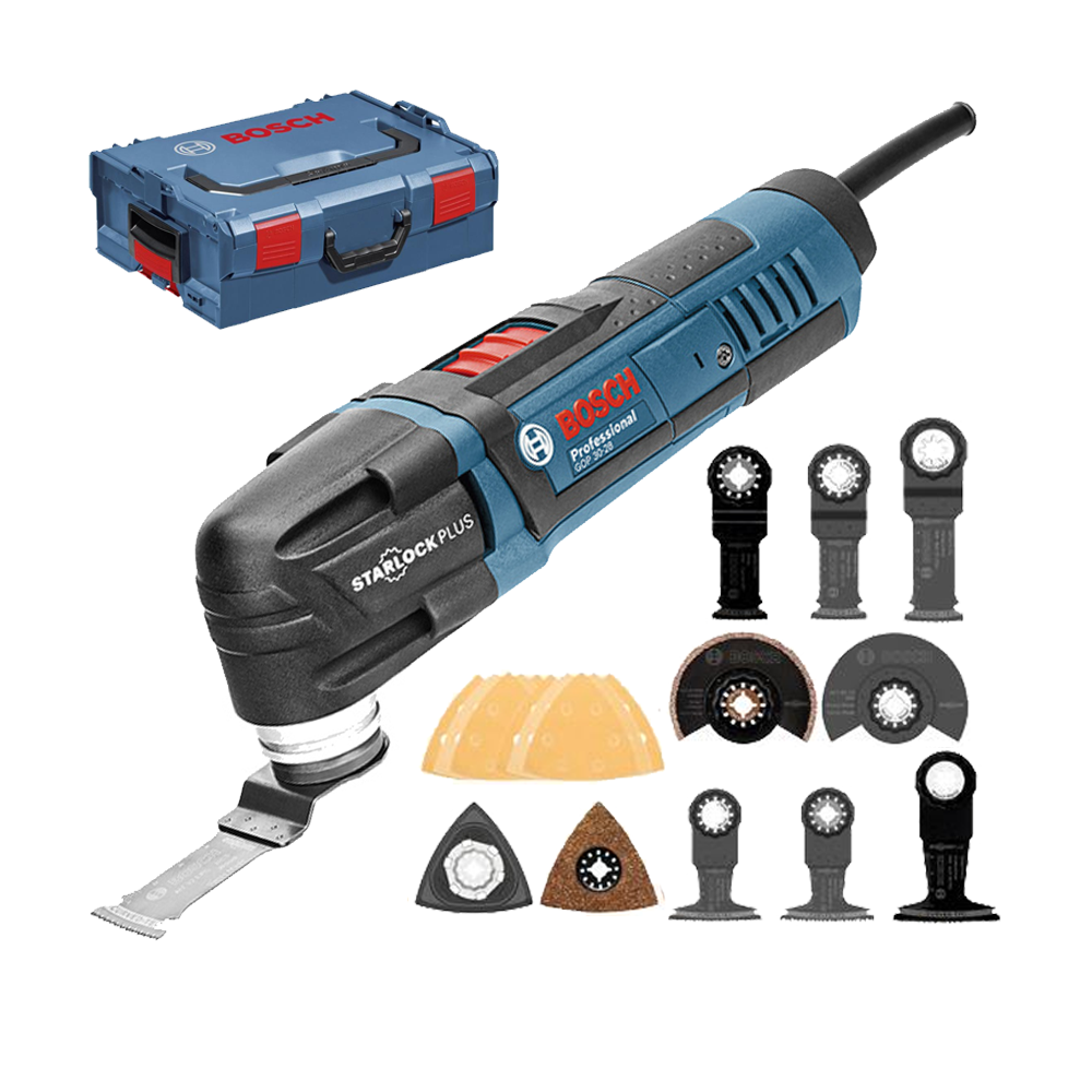 BOSCH GOP 30-28 Multicutter 300 W + Accesorii + L-BOXX 136