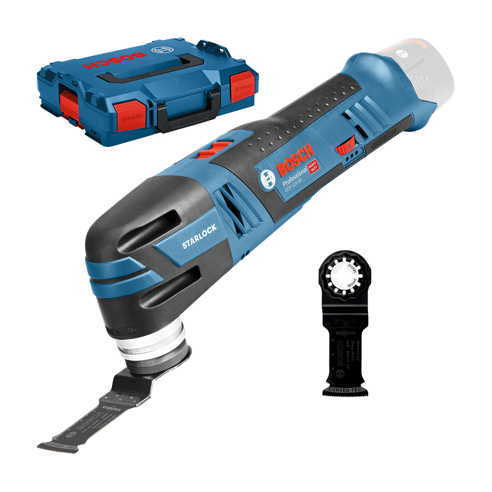 BOSCH GOP 12V-28 (SOLO) Multicutter brushless, Li-Ion + L-BOXX, fara acumulator in set