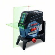 BOSCH GCL 2-50 CG + RM 2 + BM 3 (SOLO) Nivela laser verde cu linii (20 m) cu Bluetooth + Suport professional + Clema pentru tava