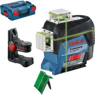 BOSCH GLL 3-80 CG + BM 1 (SOLO) Nivela laser cu linii verzi (30 m)  cu Bluetooth + Suport + L-BOXX