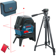 BOSCH GCL 2-15 + RM 1 Nivela laser cu linii (15 m) + Suport professional + ADA DIGIT 167 Stativ pentru constructii 167 cm