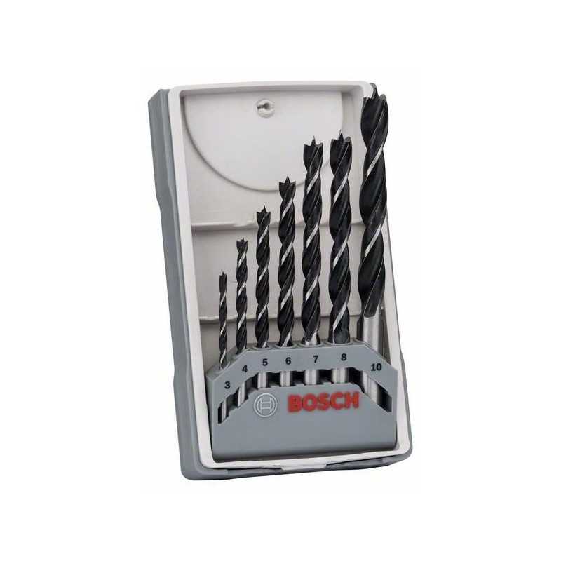 Bosch Set 7 burghie pentru lemn, D3-10mm