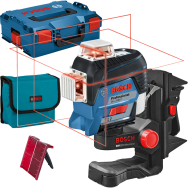 BOSCH GLL 3-80 C + BM 1 (SOLO) Nivela laser cu linii (30 m) + Suport + L-BOXX