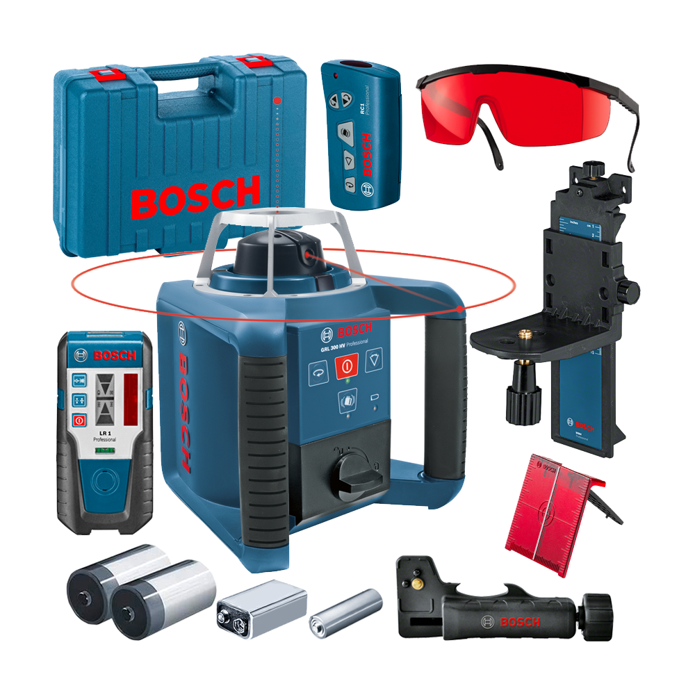 BOSCH GRL 300 HV SET Nivela laser rotativa (300 m)